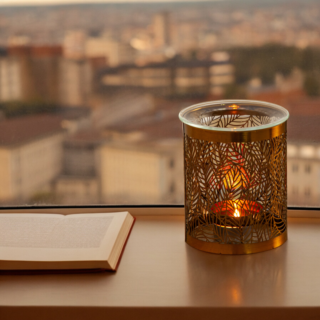 Brûle parfum Série Métally Leaves – Image 9