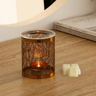 Brûle parfum Série Métally Leaves