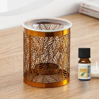Brûle parfum Série Métally Leaves