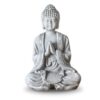 Statuette Bouddha Grise Méditation 1