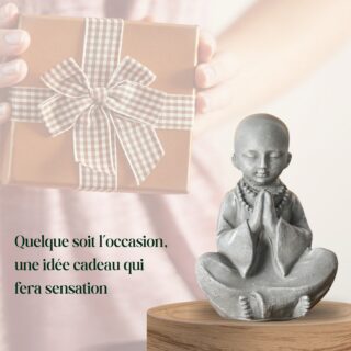 Statuette Bonze Grise