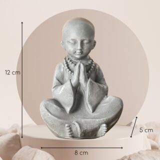 Statuette Bonze Grise