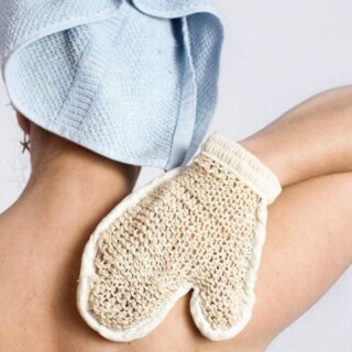 Gant de Bain de Massage en Crin