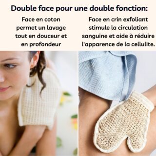 Gant de Bain de Massage en Crin