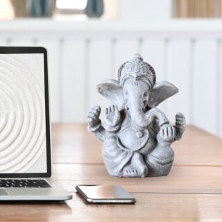 Statuette Ganesh Grise – Image 6