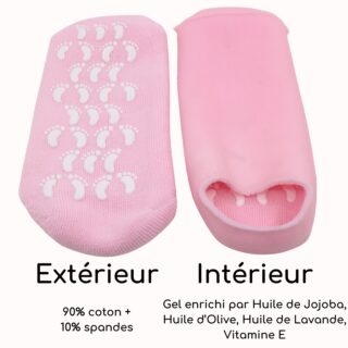 Chaussettes Rose SPA Hydratantes