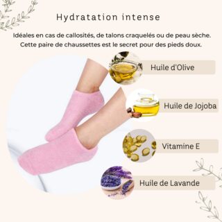 Chaussettes Rose SPA Hydratantes – Image 6