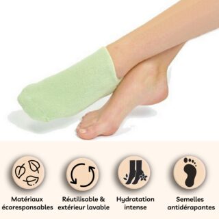 Chaussettes Vertes SPA Hydratantes