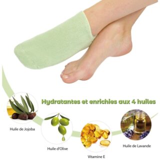 Chaussettes Vertes SPA Hydratantes