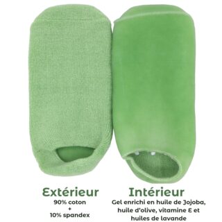Chaussettes Vertes SPA Hydratantes