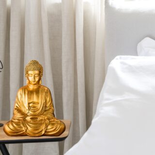 Statue Bouddha Méditation Or – Image 10