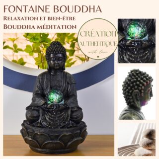 Fontaine Grand Bouddha Méditation