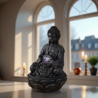 Fontaine Grand Bouddha Méditation – Image 6