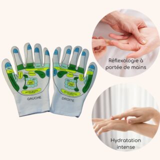Gants Réflexologie SPA Adoucissants