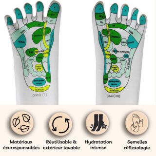 Chaussettes Réflexologie SPA Adoucissantes