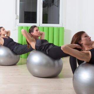 Ballon de Yoga & Fitness Taille S 55 cm Gris