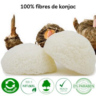 Éponge Konjac Pour Visage Classique