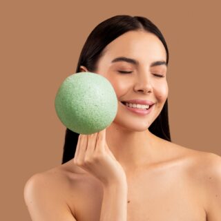 Éponge Konjac Pour Visage à l’Aloe Vera