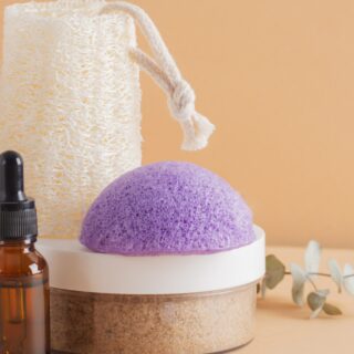 Éponge Konjac Pour Visage à la lavande