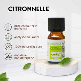 Huiles Essentielles Citronnelle – 10 ml