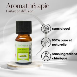 Huiles Essentielles Citronnelle – 10 ml