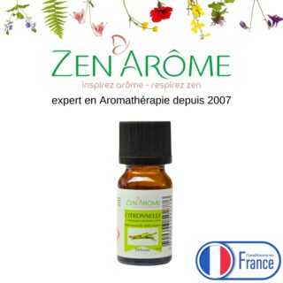 Huiles Essentielles Citronnelle – 10 ml