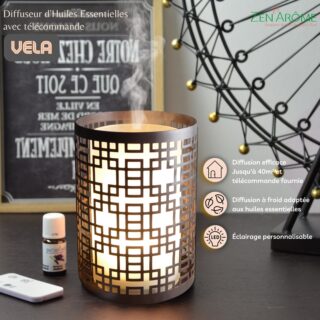 Diffuseur Ultrasonique avec Télécommande Vela