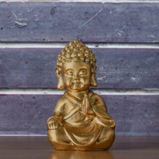 Statuette Baby Bouddha Doré – Image 7