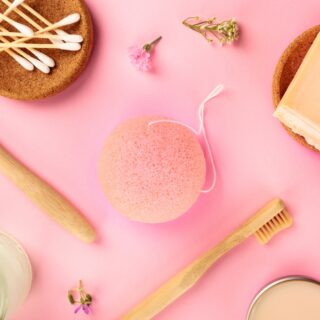Éponge Konjac Pour Visage à l'Argile Rouge – Image 6