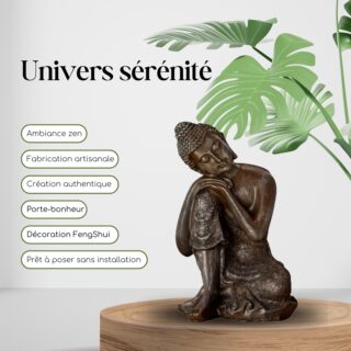Statue Bouddha Thai Penseur – Image 2