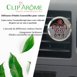 Diffuseur Voiture Clip’Arôme – Tortue