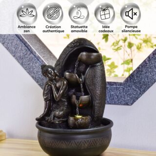 Fontaine Bouddha Krishna