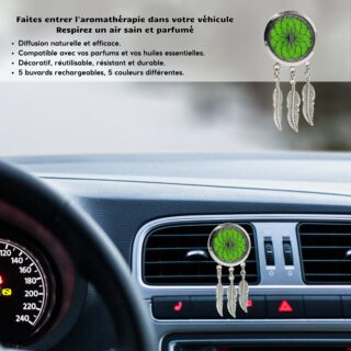 Diffuseur Voiture Clip’Arôme – Attrape Rêve