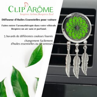 Diffuseur Voiture Clip’Arôme – Attrape Rêve