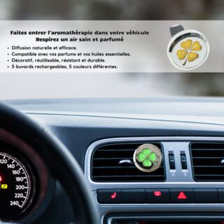 Diffuseur Voiture Clip’Arôme – Trèfle