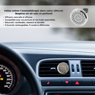 Diffuseur Voiture Clip’Arôme – Yoga