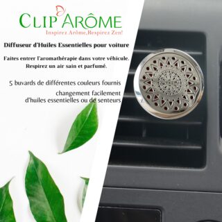 Diffuseur Voiture Clip’Arôme – Yoga
