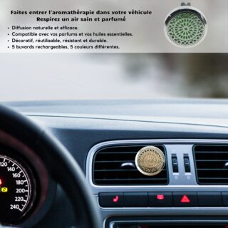 Diffuseur Voiture Clip’Arôme – Rosace