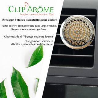Diffuseur Voiture Clip’Arôme – Rosace