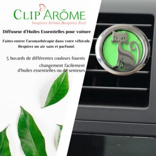 Diffuseur Voiture Clip’Arôme – Chat