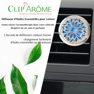 Diffuseur Voiture Clip’Arôme – Pétale de Fleur
