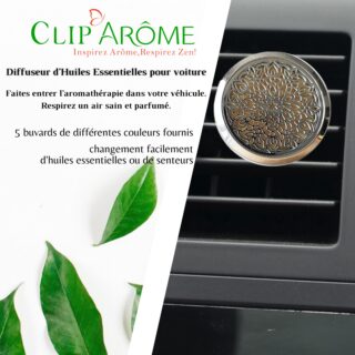 Diffuseur Voiture Clip’Arôme – Mandala