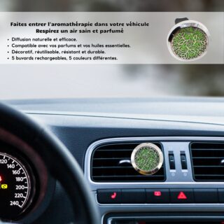 Diffuseur Voiture Clip’Arôme – VerTige