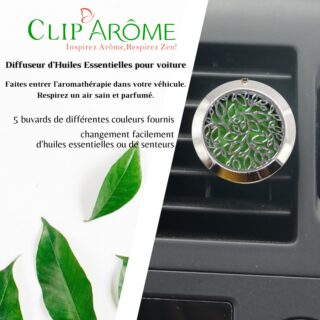 Diffuseur Voiture Clip’Arôme – VerTige