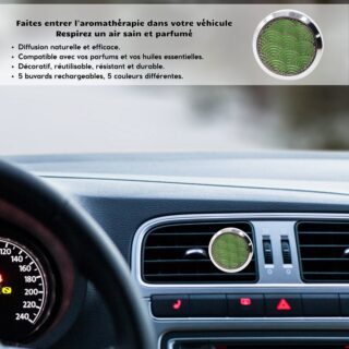 Diffuseur Voiture Clip’Arôme – Vague Zen