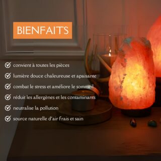 Lampe USB en Cristal de Sel d’Himalaya Rock