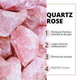 Masseur Visage Électrique Quartz Rose