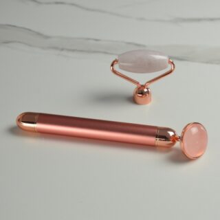 Masseur Visage Électrique Quartz Rose – Image 12
