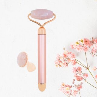 Masseur Visage Électrique Quartz Rose – Image 10