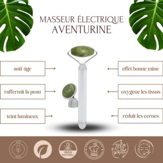 Masseur Visage Électrique Aventurine